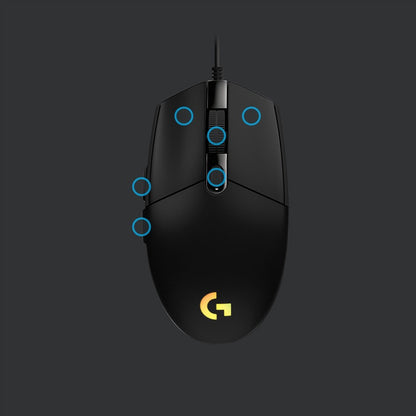 G203 GAME WIRED MOUSE NEW BLK