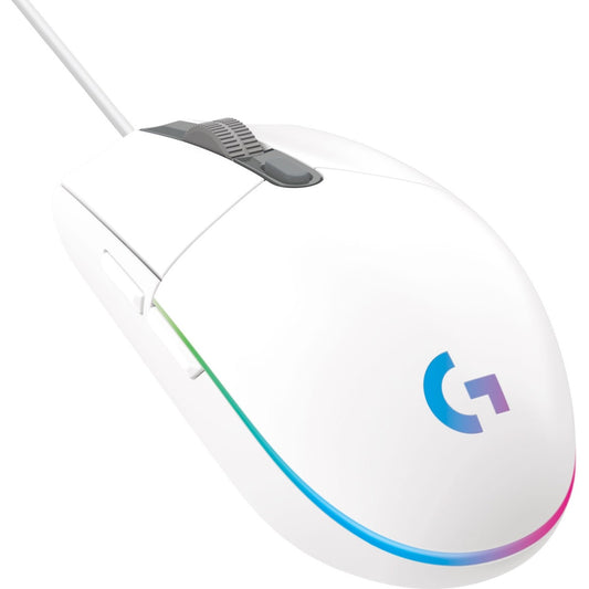 G203 LIGHTSYNC GAME MOUSE WHITE NEW LOGI G WIRED GAMING MOUSE
