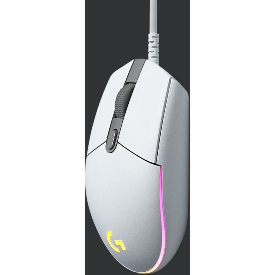 G203 LIGHTSYNC GAME MOUSE WHITE NEW LOGI G WIRED GAMING MOUSE