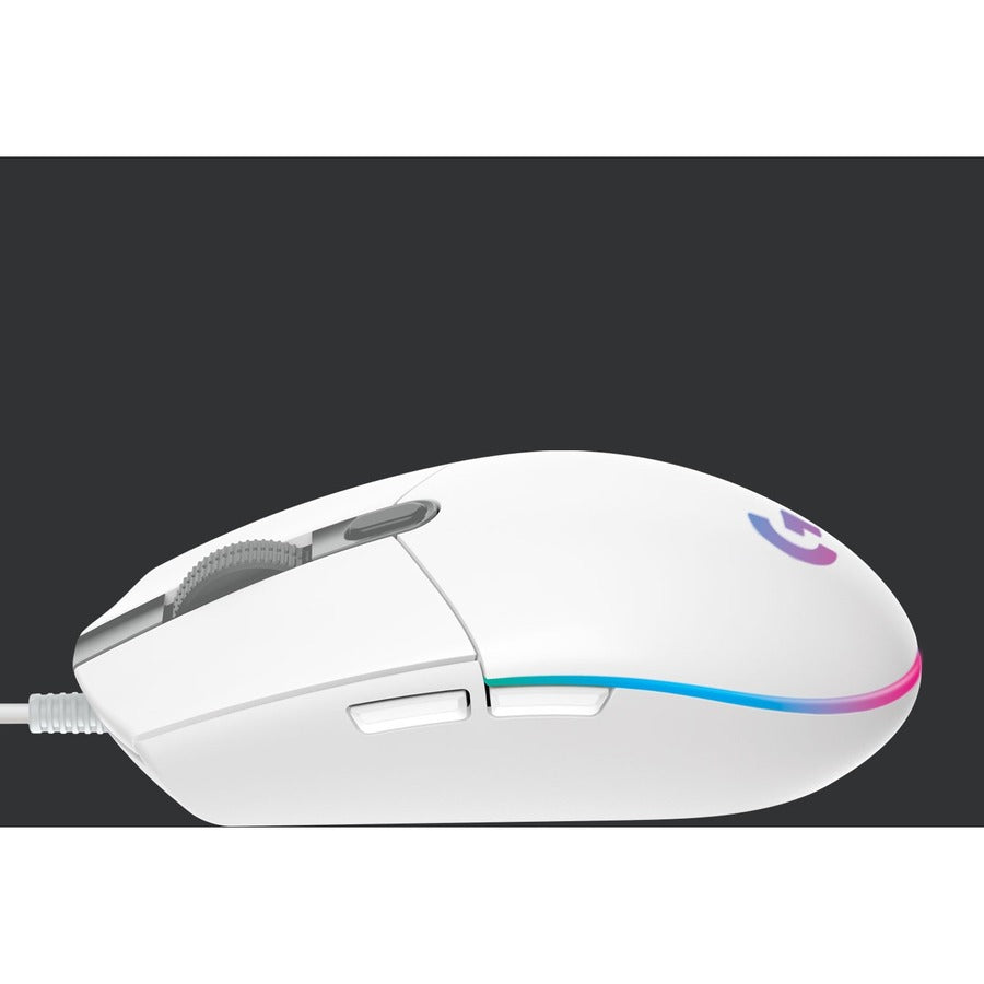 G203 LIGHTSYNC GAME MOUSE WHITE NEW LOGI G WIRED GAMING MOUSE