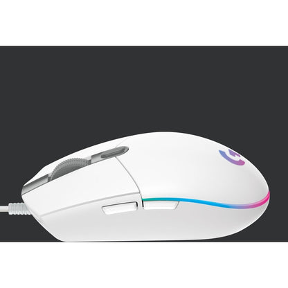 G203 LIGHTSYNC GAME MOUSE WHITE NEW LOGI G WIRED GAMING MOUSE