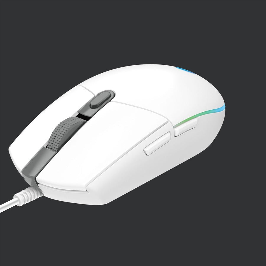 G203 LIGHTSYNC GAME MOUSE WHITE NEW LOGI G WIRED GAMING MOUSE