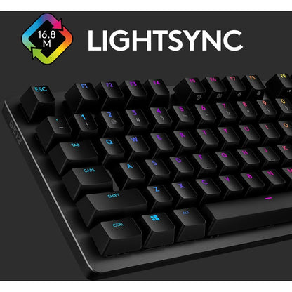G512 CARBON LIGHTSYNC RGB GAMING KB WITH GX BROWN SWITCHES