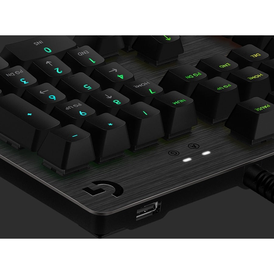 G512 CARBON LIGHTSYNC RGB GAMING KB WITH GX BROWN SWITCHES