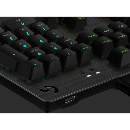 G512 CARBON LIGHTSYNC RGB GAMING KB WITH GX BROWN SWITCHES