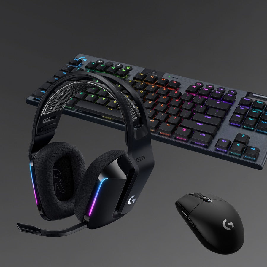 G733 WL RGB GAME HDSET NEW LOGITECH G WL HDSET BLACK