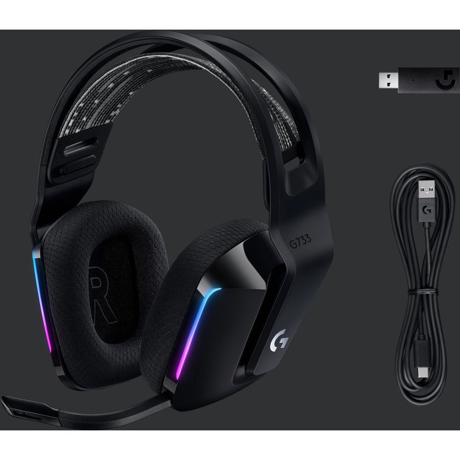 G733 WL RGB GAME HDSET NEW LOGITECH G WL HDSET BLACK