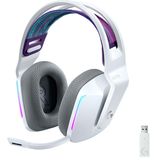 WL RGB GAMING HEADSET G733 LIGHTSPEED HEADSET WHITE