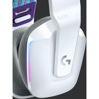 WL RGB GAMING HEADSET G733 LIGHTSPEED HEADSET WHITE