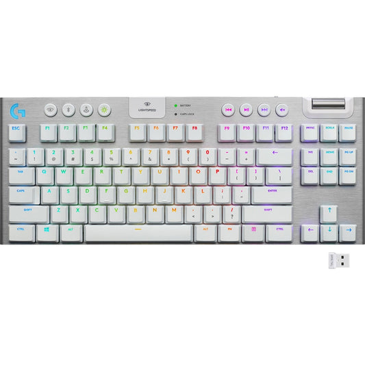 G915 TKL TENKEYLESS LIGHTSPEED WL RGB MECHANICAL GAMING KYB WHT