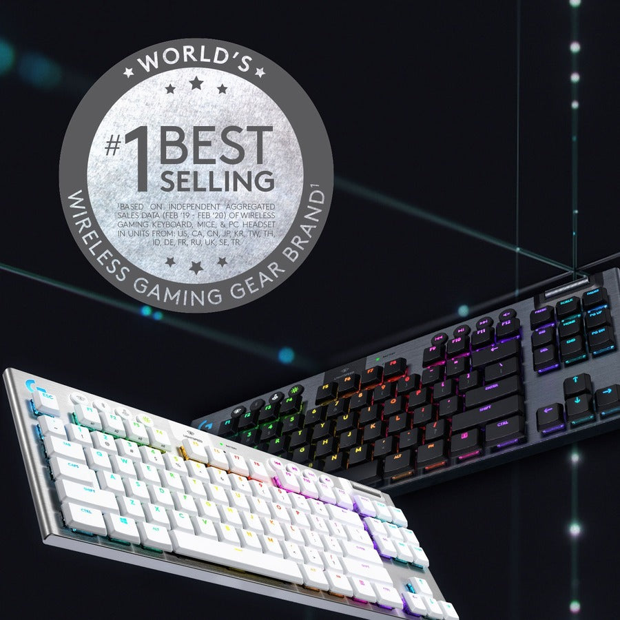 G915 TKL TENKEYLESS LIGHTSPEED WL RGB MECHANICAL GAMING KYB WHT