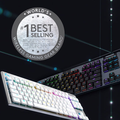 G915 TKL TENKEYLESS LIGHTSPEED WL RGB MECHANICAL GAMING KYB WHT