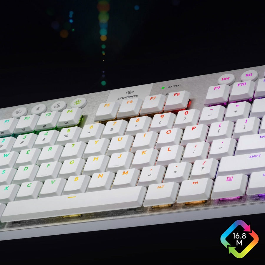 G915 TKL TENKEYLESS LIGHTSPEED WL RGB MECHANICAL GAMING KYB WHT