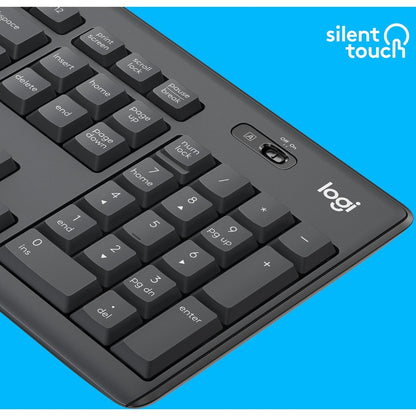 MK295 SILENT WL KEYBOARD  MOUSE COMBO GRAPHITE