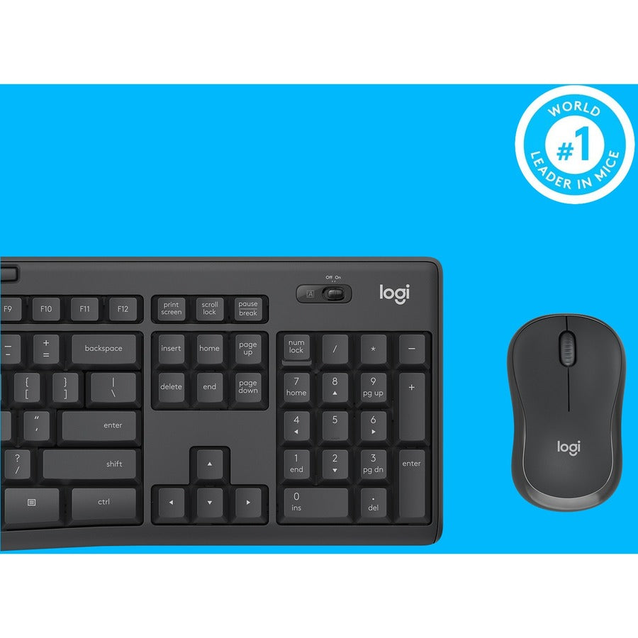 MK295 SILENT WL KEYBOARD  MOUSE COMBO GRAPHITE