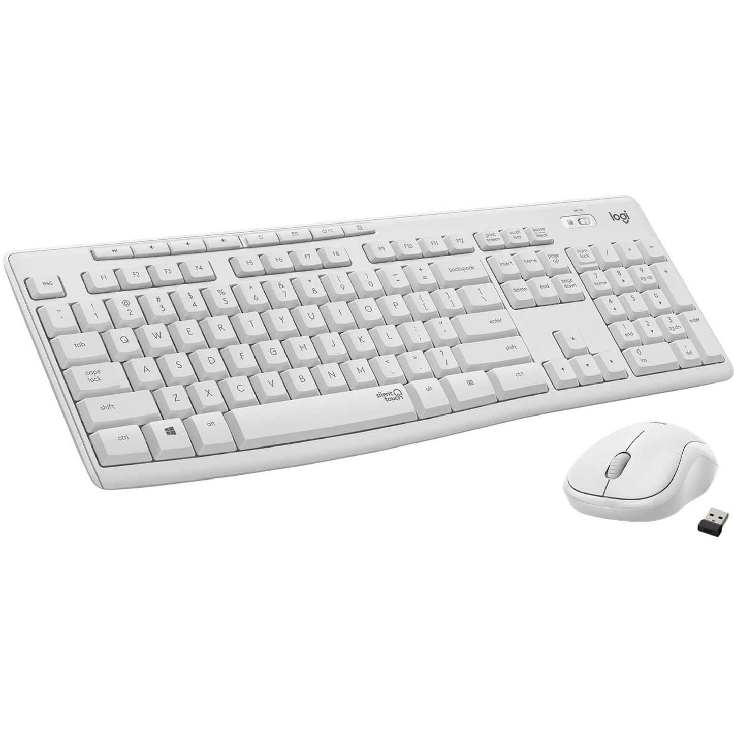 MK295 SILENT WL KEYBOARD  MOUSE COMBO OFF-WHITE
