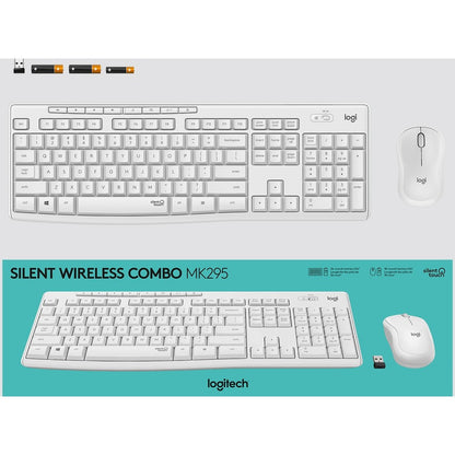 MK295 SILENT WL KEYBOARD  MOUSE COMBO OFF-WHITE