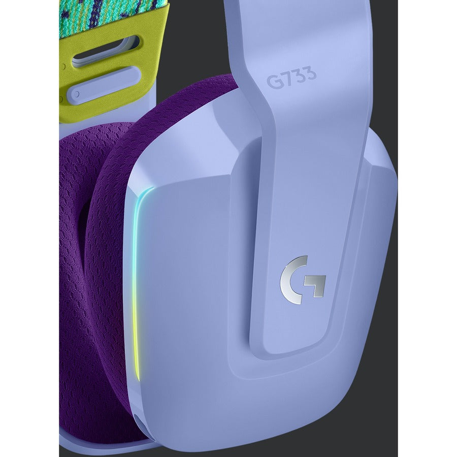 WL RGB GAMING HEADSET G733 LIGHTSPEED HEADSET LILAC