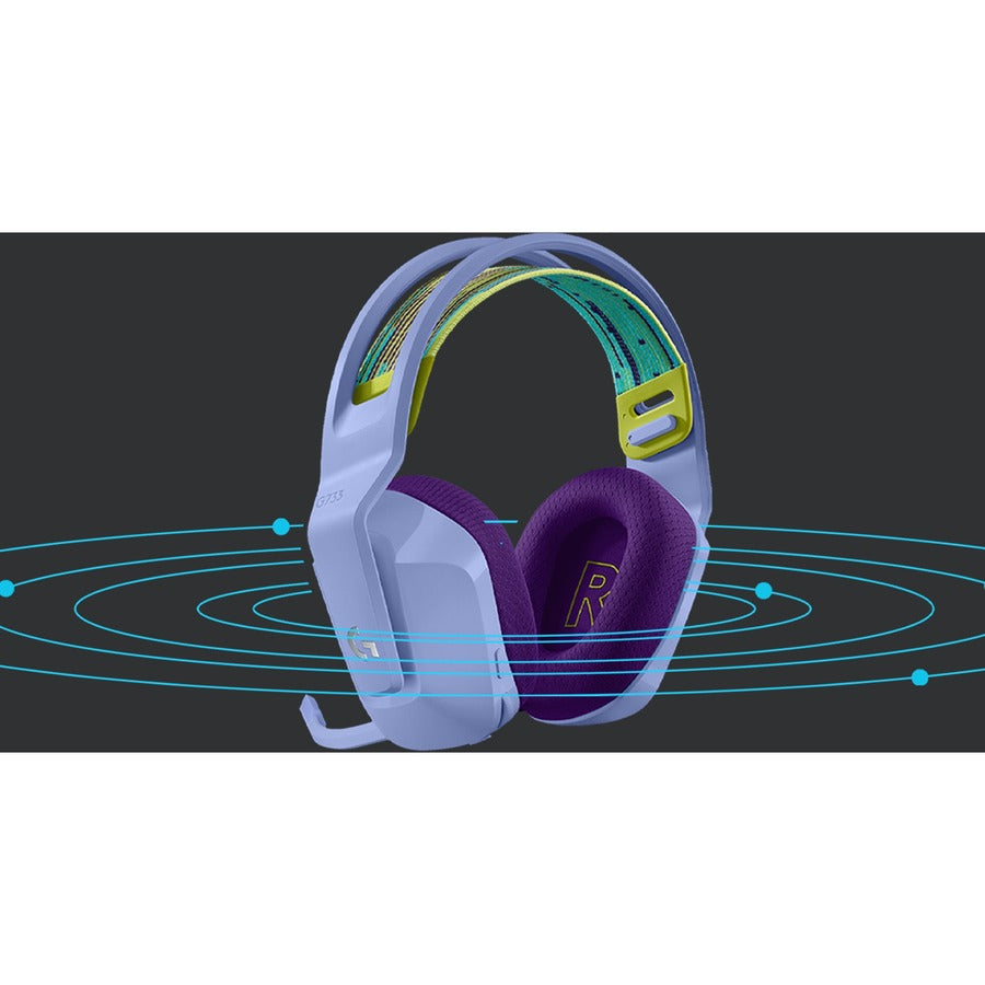 WL RGB GAMING HEADSET G733 LIGHTSPEED HEADSET LILAC