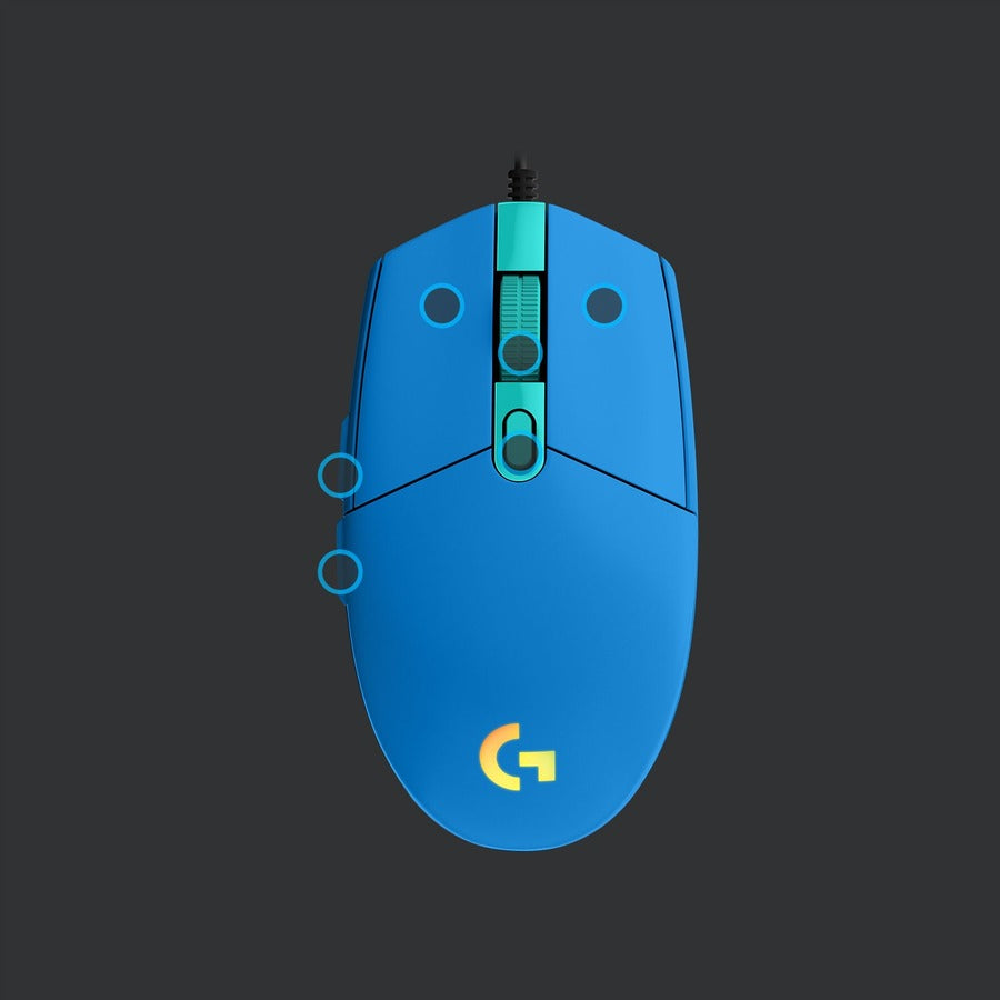 G203 LIGHTSYNC GAMING MOUSE BLUE