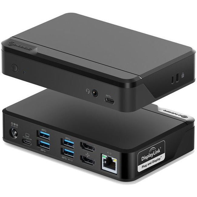 UNIVERSAL TWIN HD DOCKING STATION USB-C & USB-A COMPATIBLE