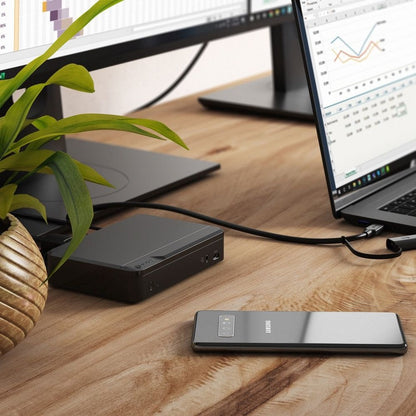 UNIVERSAL TWIN HD DOCKING STATION USB-C & USB-A COMPATIBLE