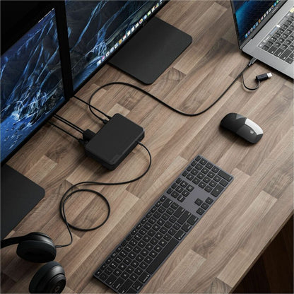 UNIVERSAL TWIN HD PRO DOCKING STATION USB-C & USB-A SUITABLE W/PD