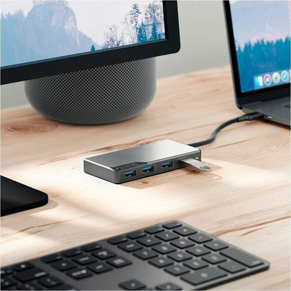 USB-C FUSION SWIFT 4IN1 HUB 4XUSB-A USB 3.0 SPACE GREY