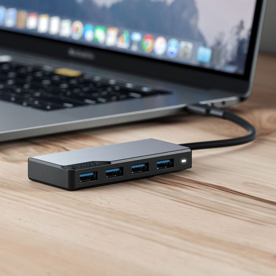 USB-C FUSION SWIFT 4IN1 HUB 4XUSB-A USB 3.0 SPACE GREY
