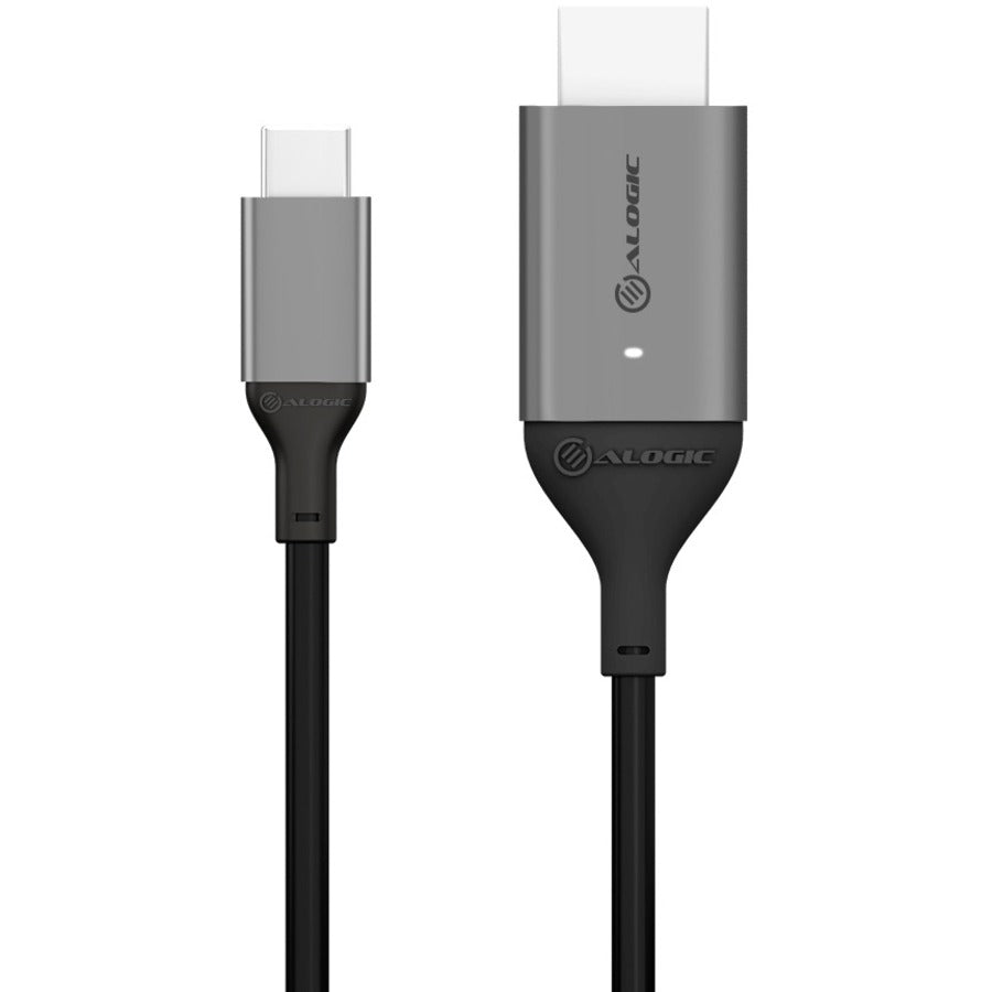 2M ULTRA USB-C MALE HDMI MALE CABLE 4K 60HZ WITH LED WHITE