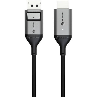 DISPLAYPORT TO HDMI CABLE MALE TO MALE 02M 4K 60HZ SPACE GREY