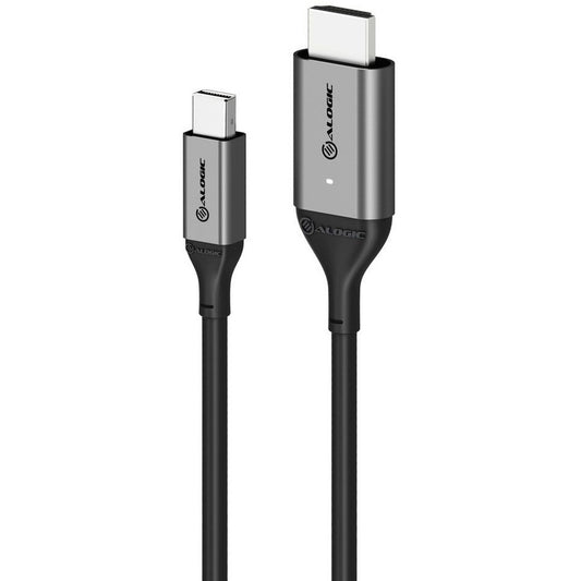 2M ULTRA MINI DISPLAYPORT 1.4 TO HDMI 2.0 CABLE 4K 60HZ ACTIVE