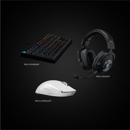 LOGITECH G PRO X SUPERLIGHT WIRELESS GAMING MOUSE (WHITE)