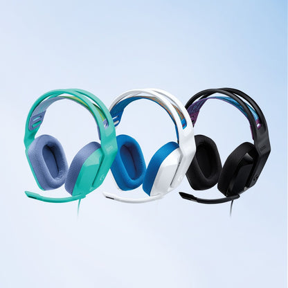 G335 WHITE WIRED GAMING HEADSET
