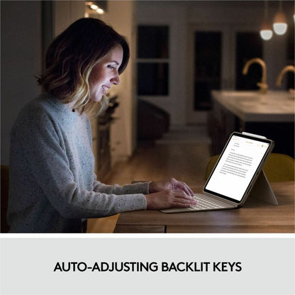 COMBO TOUCH FOR IPAD PRO 12.9IN KEYBOARD FOR IPAD 5TH GEN - SAND