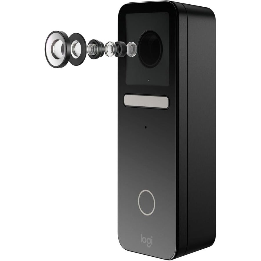 LOGITECH CIRCLE VIEW DOORBELL BLACK