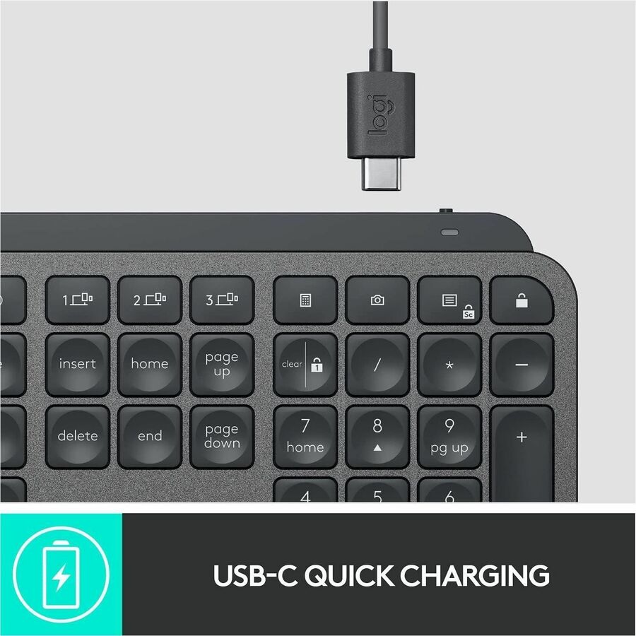 MX KEYS FOR BUSINESS GRAPHITE LOGI BOLT