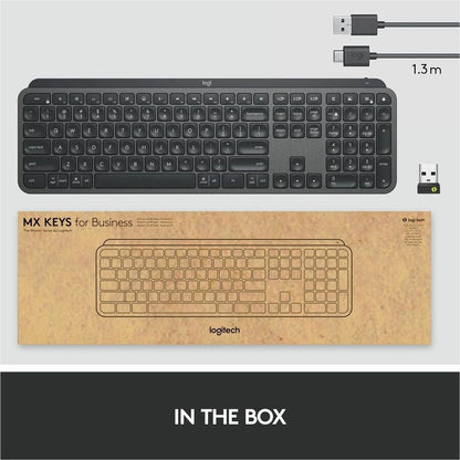 MX KEYS FOR BUSINESS GRAPHITE LOGI BOLT