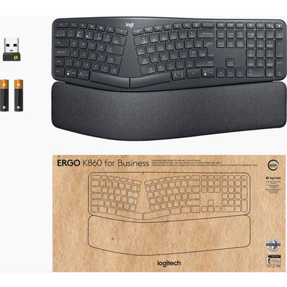 ERGO K860 F/ BUSINESS-GRAPHITE LOGI BOLT