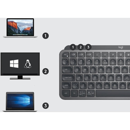 MX KEYS MINI FOR BUSINESS GRAPHITE  LOGI BOLT