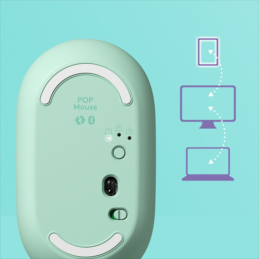 POP MOUSE WITH EMOJI BLAST DAYDREAM MINT
