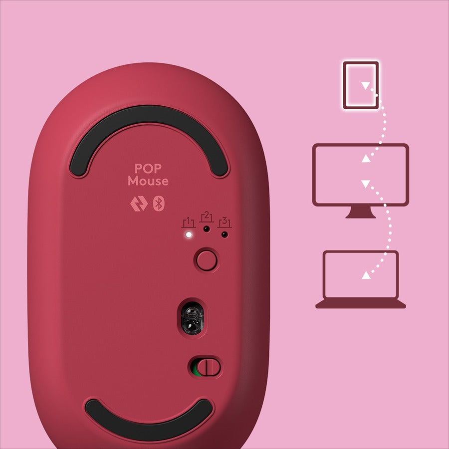 POP MOUSE WITH EMOJI BLAST HEARTBREAK ROSE