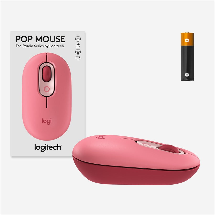 POP MOUSE WITH EMOJI BLAST HEARTBREAK ROSE