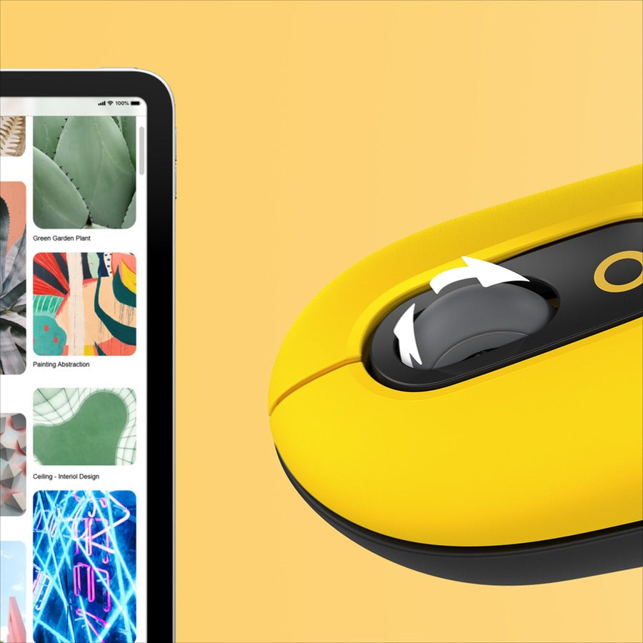 POP MOUSE WITH EMOJI BLAST BLAST YELLOW