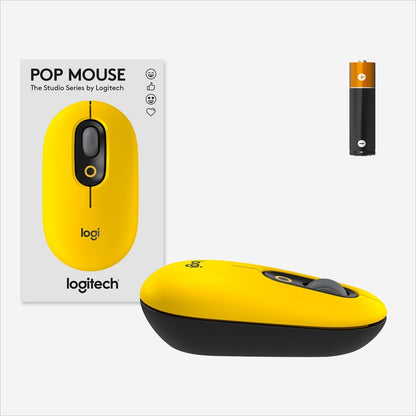 POP MOUSE WITH EMOJI BLAST BLAST YELLOW