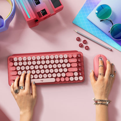 POP KEYS WL MECH KEYB HEARBREAKER ROSE WITH EMOJI KEYS