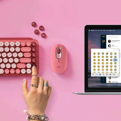 POP KEYS WL MECH KEYB HEARBREAKER ROSE WITH EMOJI KEYS
