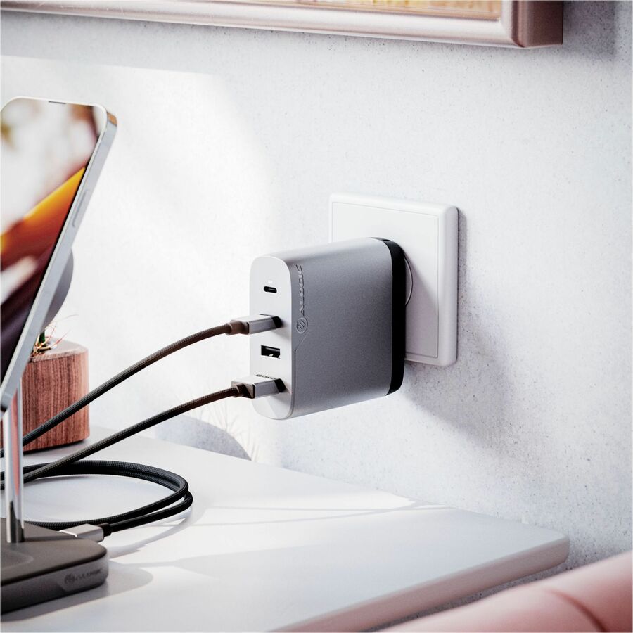 ALOGIC 4X100 RAPID POWER 4 PORT 100W GAN CHARGER - SPACE GREY