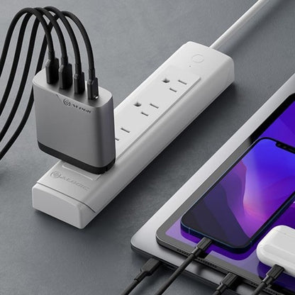 ALOGIC 4X100 RAPID POWER 4 PORT 100W GAN CHARGER - SPACE GREY
