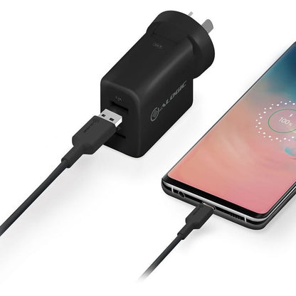 ALOGIC ELEMENTS PRO USB-C TO USB-A CABLE MALE TO MALE 1M BLACK
